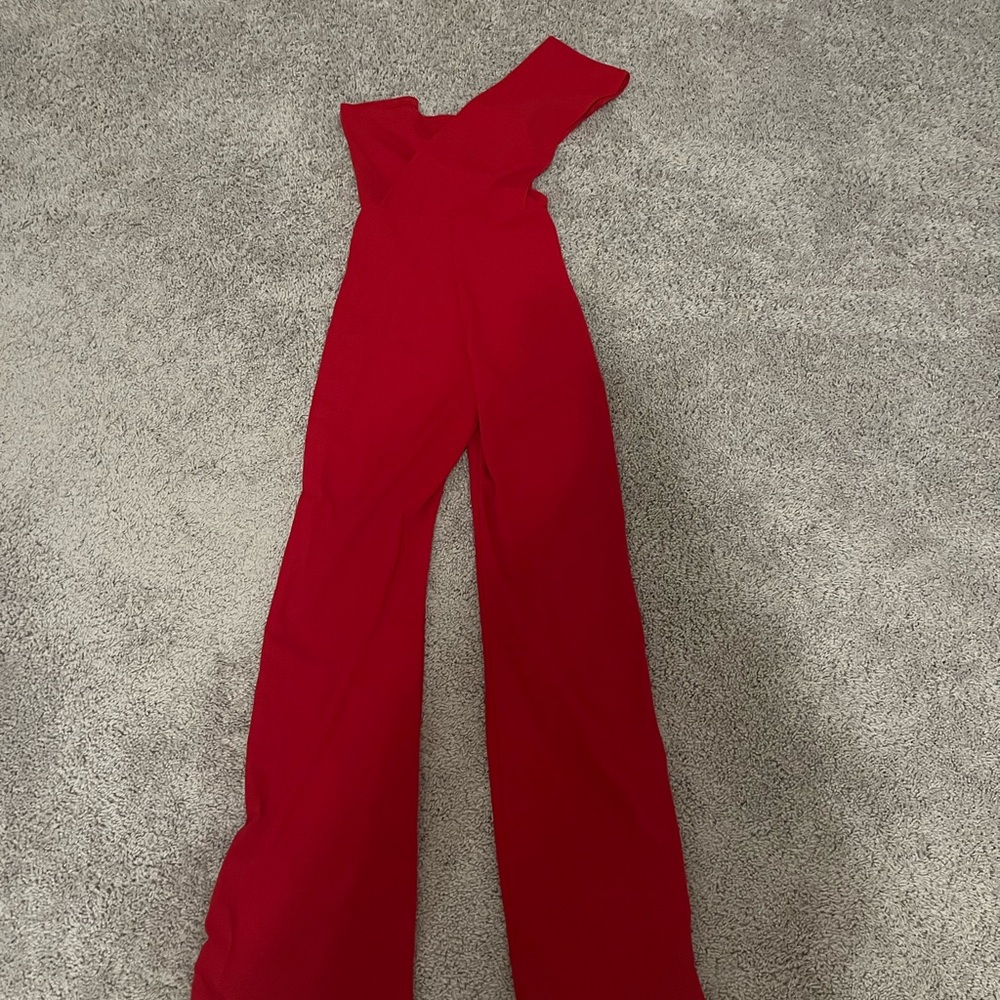 PLT red jumpsuit - Picture 2 of 2